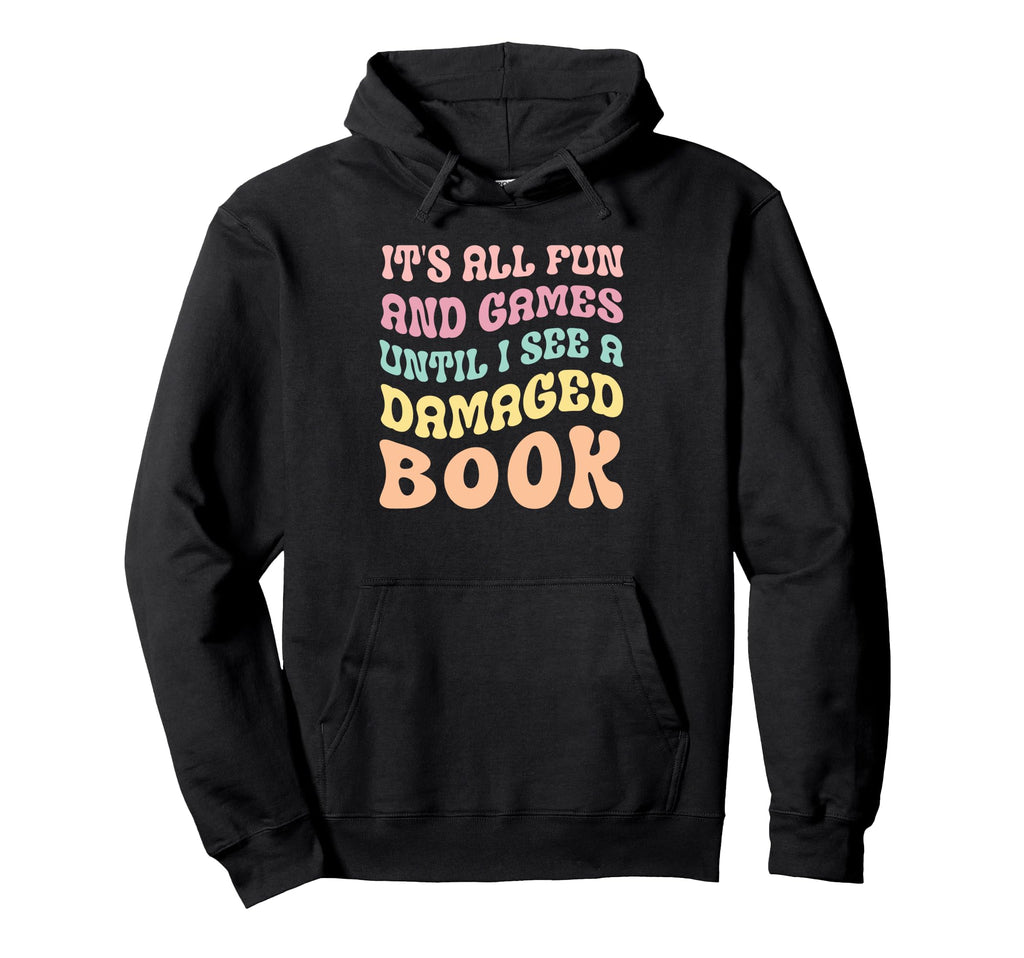 Groovy Bibliophile Book Lover Hoodie - Fun Novelty Design for Adults - T-Shirt, Sweatshirt, Hoodie