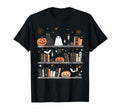 Halloween Library Ghost Books T-Shirt - Casual Everyday Wear for Adults - T-Shirt, Sweatshirt, Hoodie