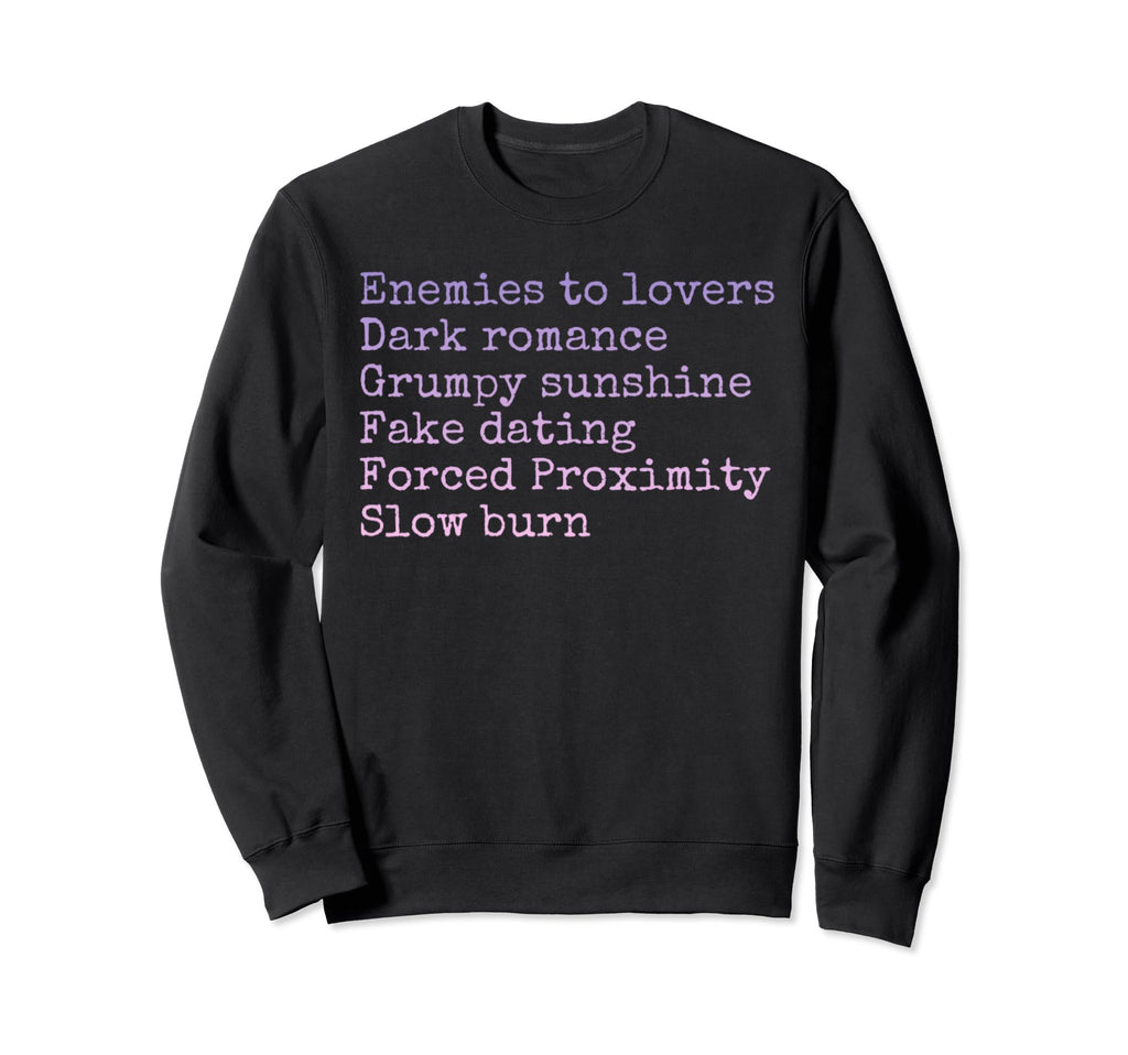 Bibliophile Romance Book Genre Sweatshirt - Streetwear Style Unisex - T-Shirt, Sweatshirt, Hoodie