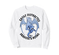 Reading Easily Distracted Dragons Books Sweatshirt - Graphic Print Unisex - T-Shirt, Sweatshirt, Hoodie