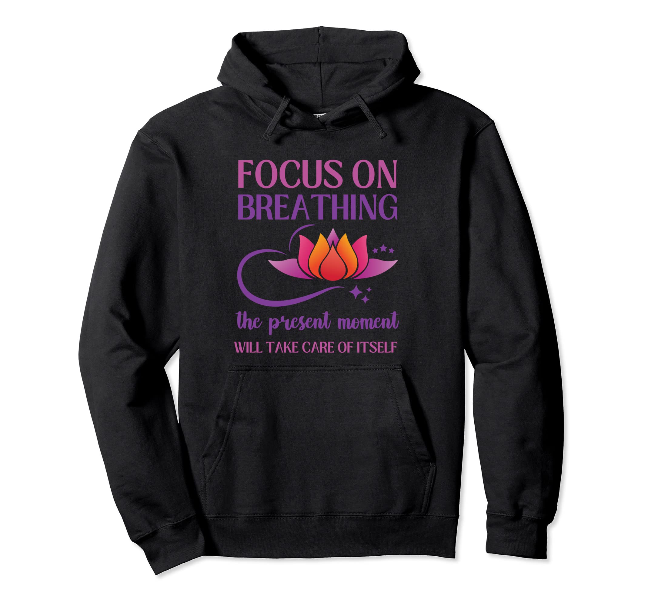 Yoga Meditation Mental Welness Hoodie - Graphic Print for Adults - T-Shirt, Sweatshirt, Hoodie