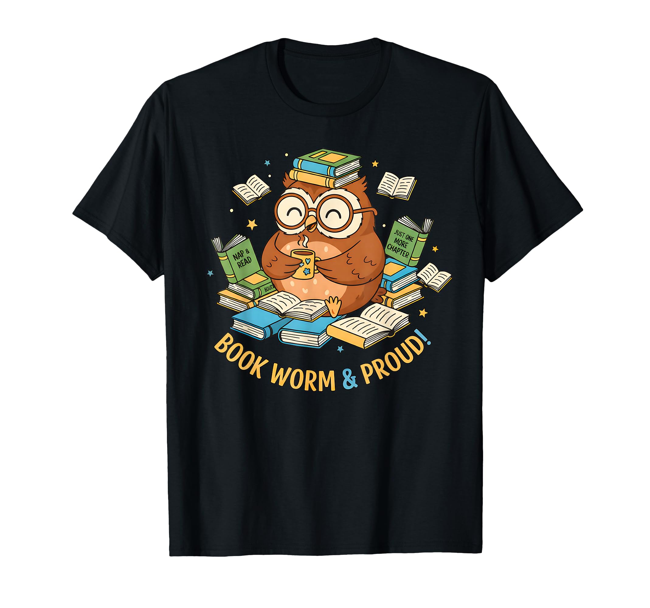 Funny Bookworm Book Lover Reader Gift T-Shirt - Custom Art Print Unisex - T-Shirt, Sweatshirt, Hoodie