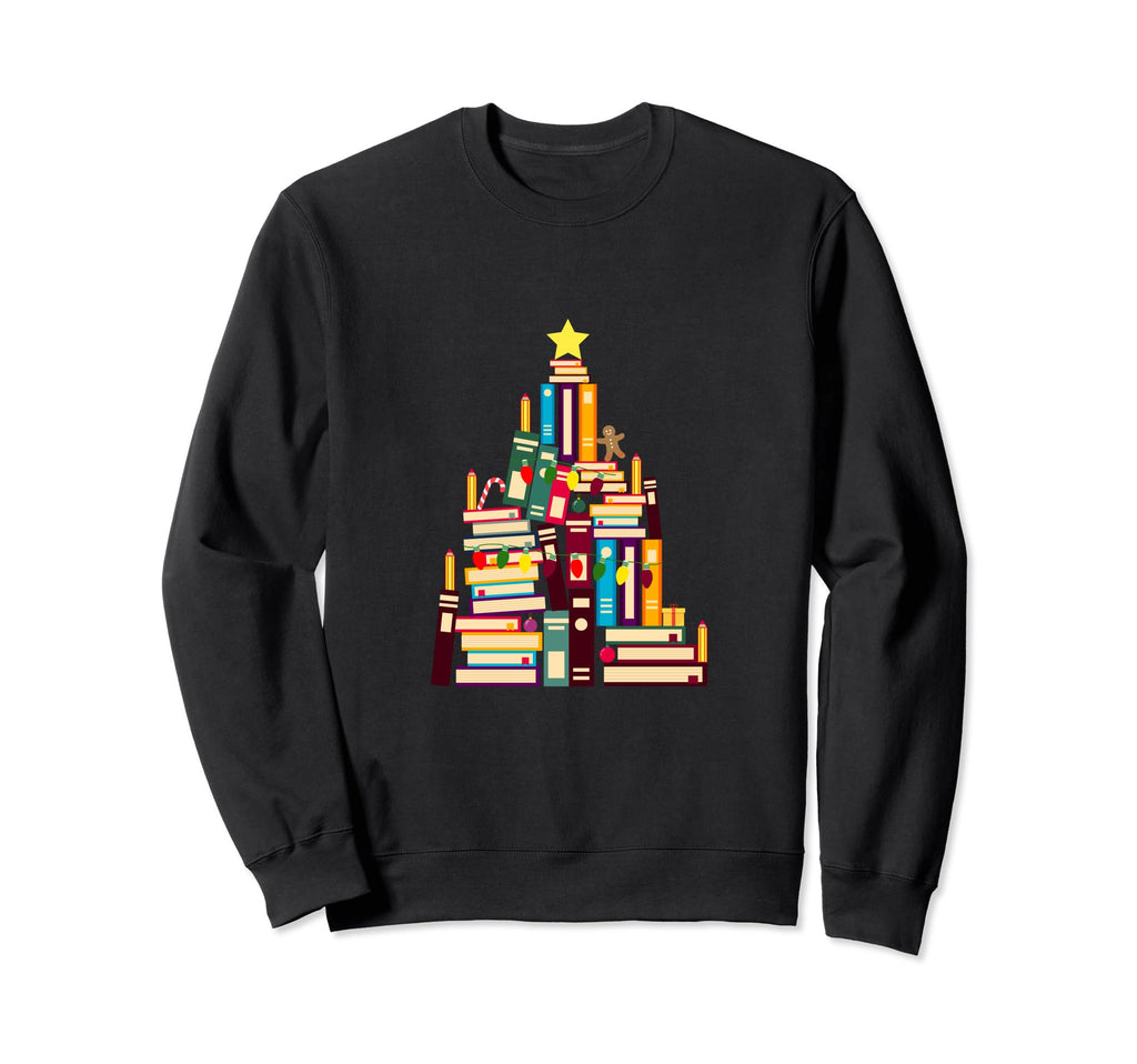 Book Lover Tree Reading Nerd Sweatshirt - Custom Art Print Unisex - T-Shirt, Sweatshirt, Hoodie
