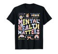 Groovy Mental Health Matters Its Okay To T-Shirt - Minimalist Print Unisex - T-Shirt, Sweatshirt, Hoodie
