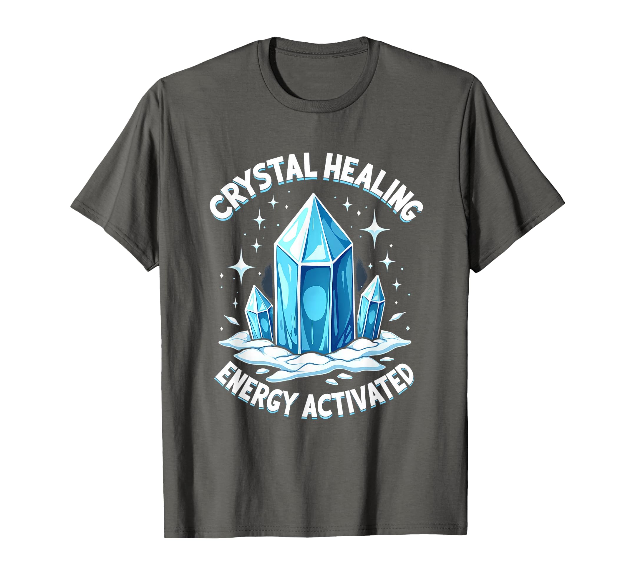 Crystal Healing Energy Activated T-Shirt - Graphic Print for Adults - T-Shirt, Sweatshirt, Hoodie
