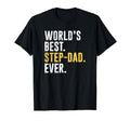 Mens Worlds Best Step Dad Ever Funny T-Shirt - Fun Novelty Design Unisex - T-Shirt, Sweatshirt, Hoodie