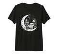 Cozy Reading Nook Moon Cat Books T-Shirt - Novelty Apparel for Adults - T-Shirt, Sweatshirt, Hoodie