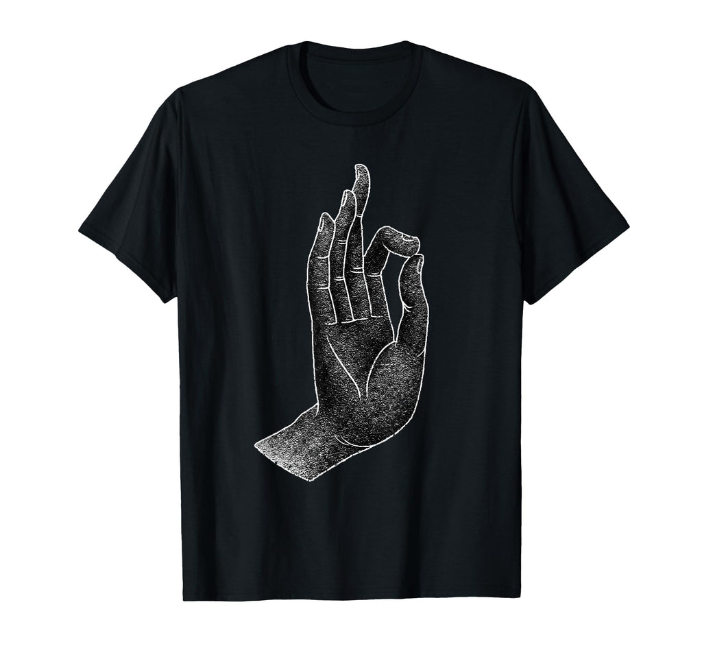 Yoga Mudra Vitarka Hand Gesture T-Shirt - Casual Everyday Wear Unisex - T-Shirt, Sweatshirt, Hoodie