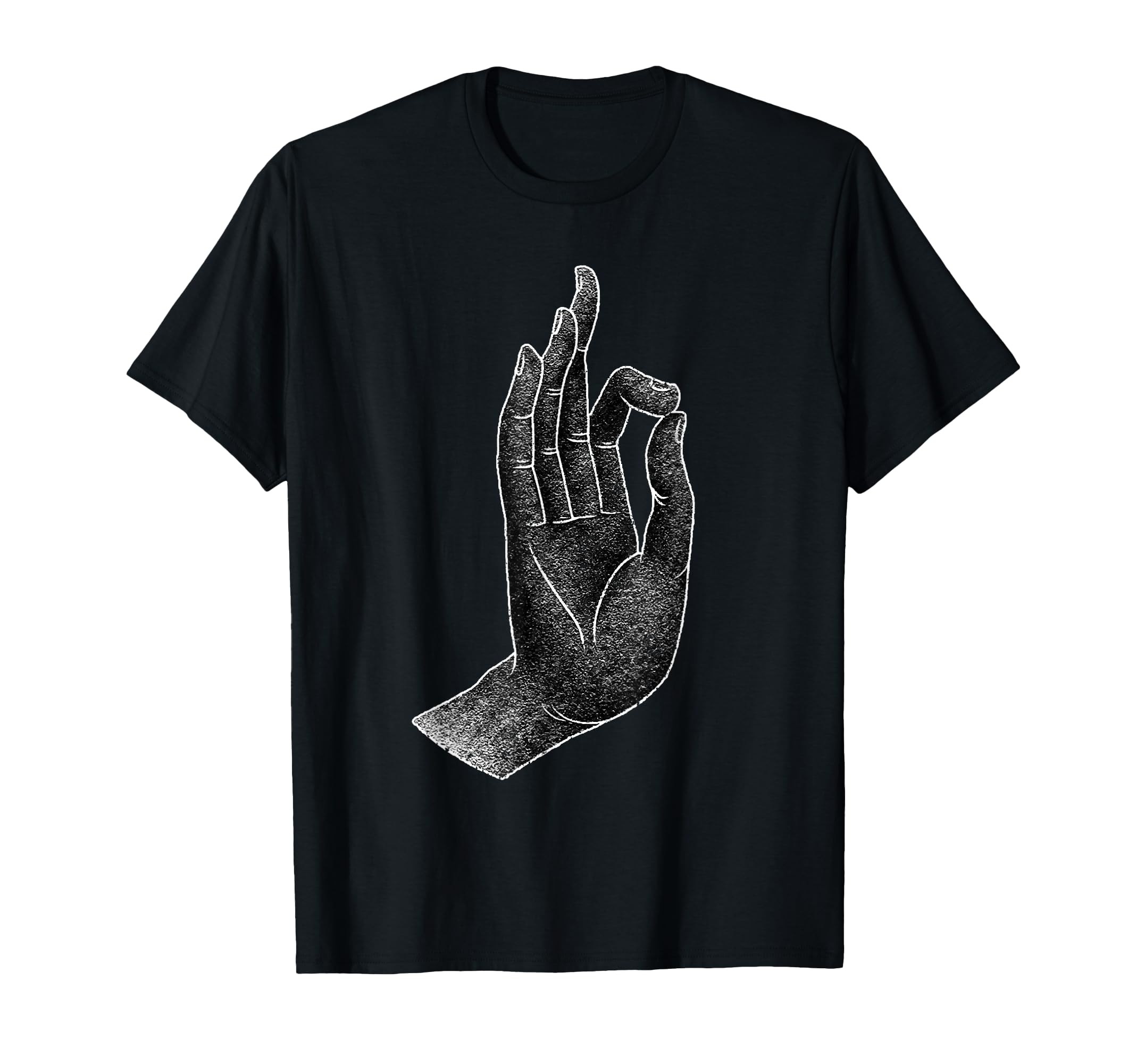 Yoga Mudra Vitarka Hand Gesture T-Shirt - Casual Everyday Wear Unisex - T-Shirt, Sweatshirt, Hoodie