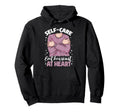 Self Care Enthusiast Heart Raising Hoodie - Trendy Graphic Men Women - T-Shirt, Sweatshirt, Hoodie