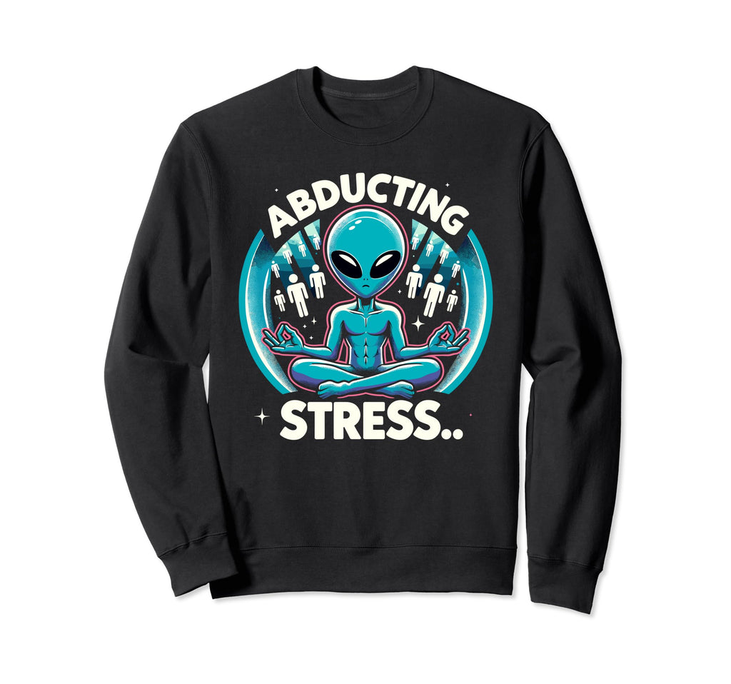 Ghost Monster Meditation Sweatshirt - Aesthetic Graphic for Adults - T-Shirt, Sweatshirt, Hoodie