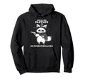 Hold Partner Im Overstimulated Cowboy Raccoon Hoodie - Graphic Print Unisex - T-Shirt, Sweatshirt, Hoodie