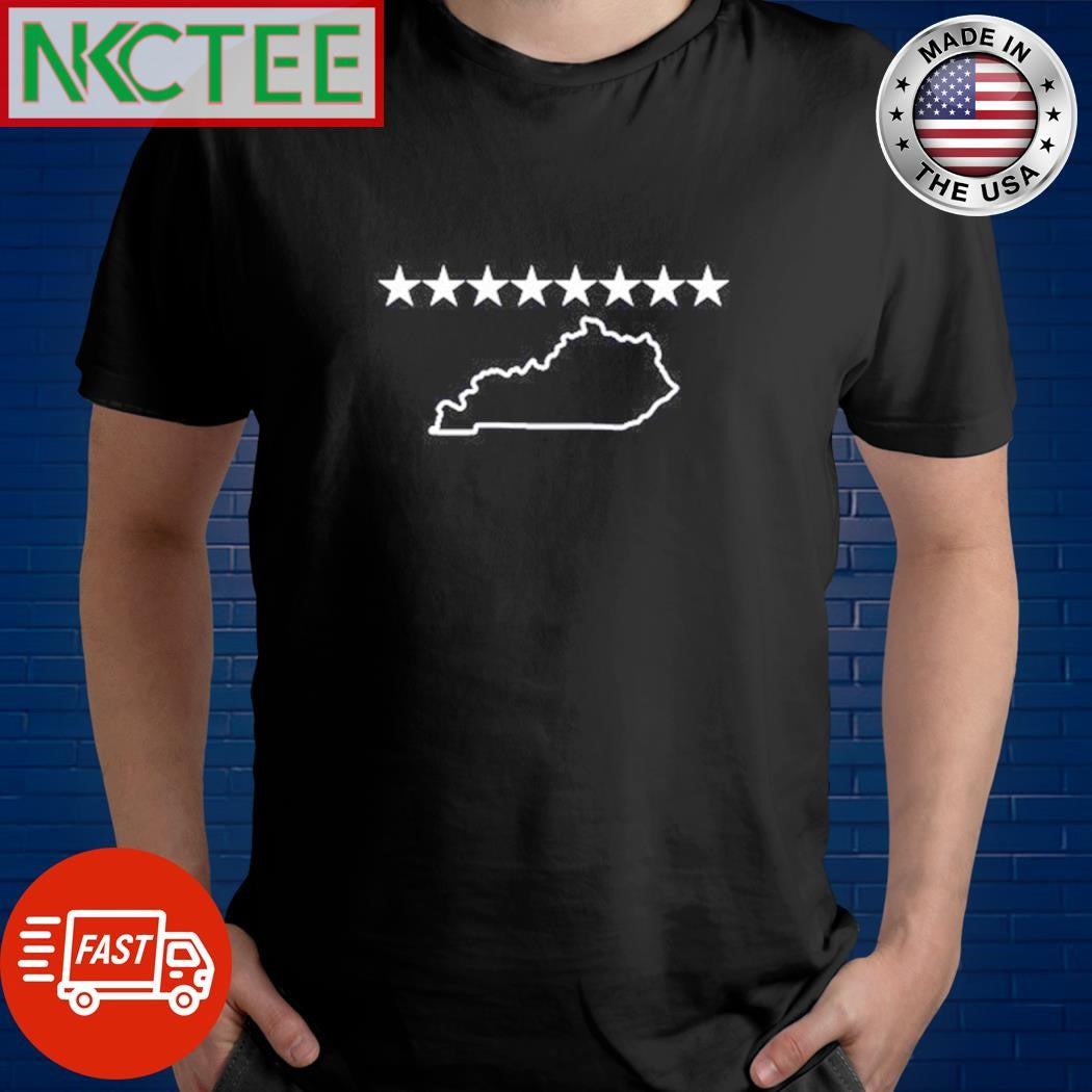 8 star Kentucky map basketball shirt Unisex T-shirt, Sweatshirt, Hoodie, Long Sleeve Tee - T-Shirt, Sweatshirt, Hoodie