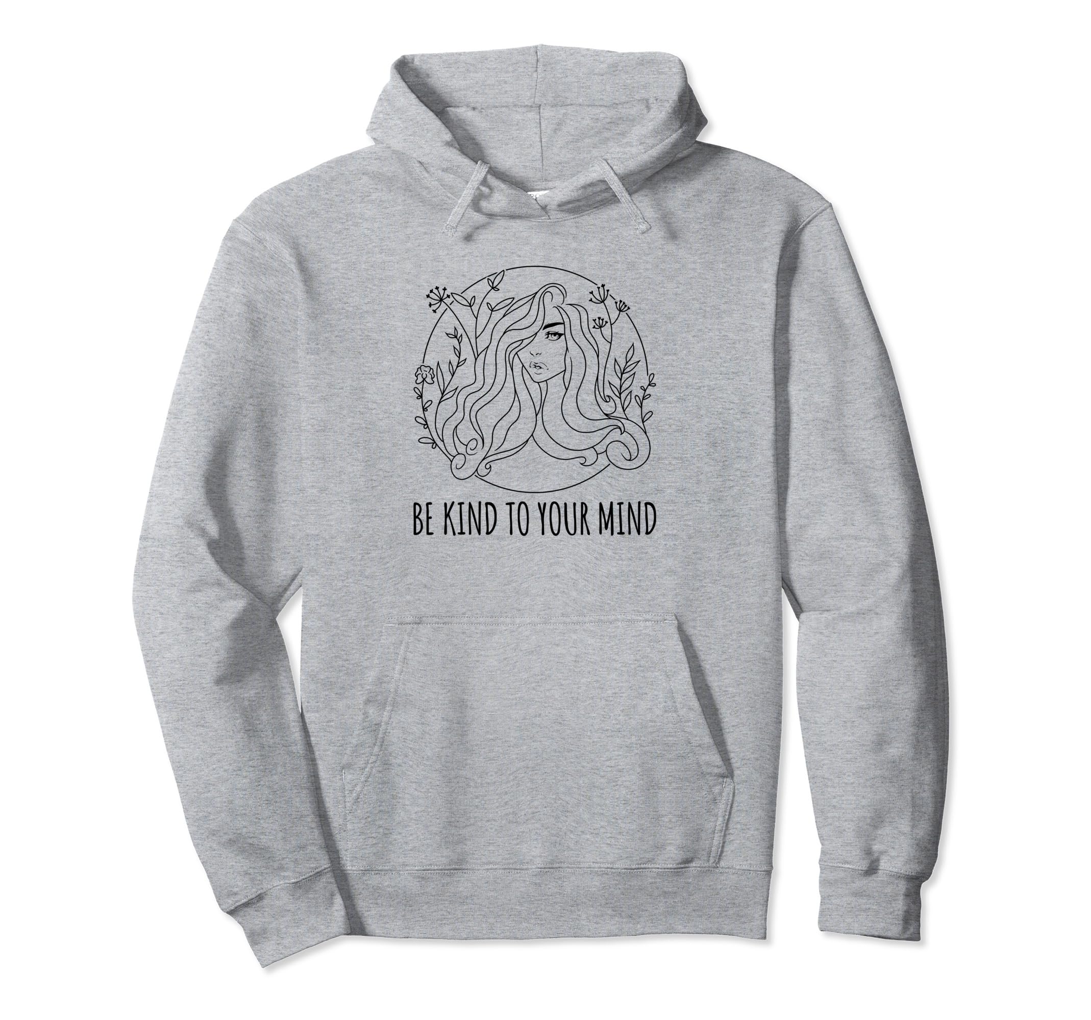 Be Kind To Your Mind Vanilla Aesthetics Hoodie - Trendy Graphic Unisex - T-Shirt, Sweatshirt, Hoodie