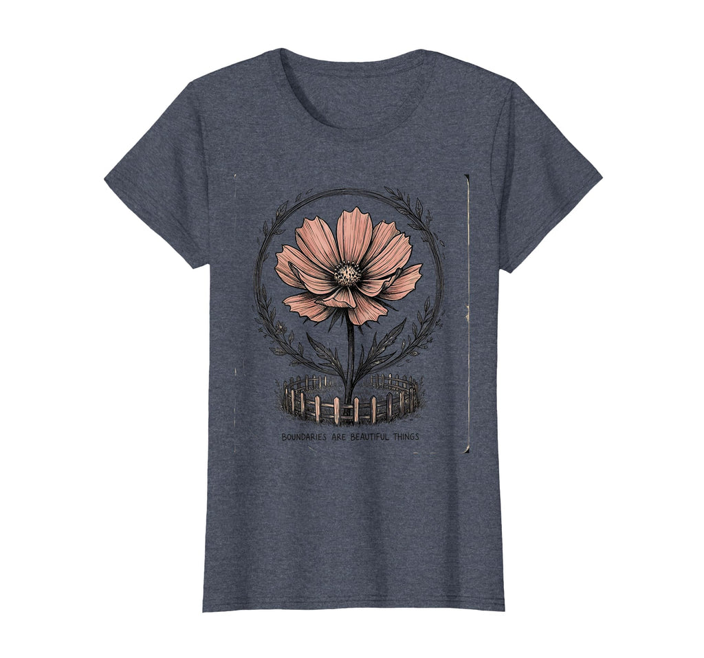 Boundaries Are Beautiful Mental Health T-Shirt - Unique Graphic Unisex - T-Shirt, Sweatshirt, Hoodie