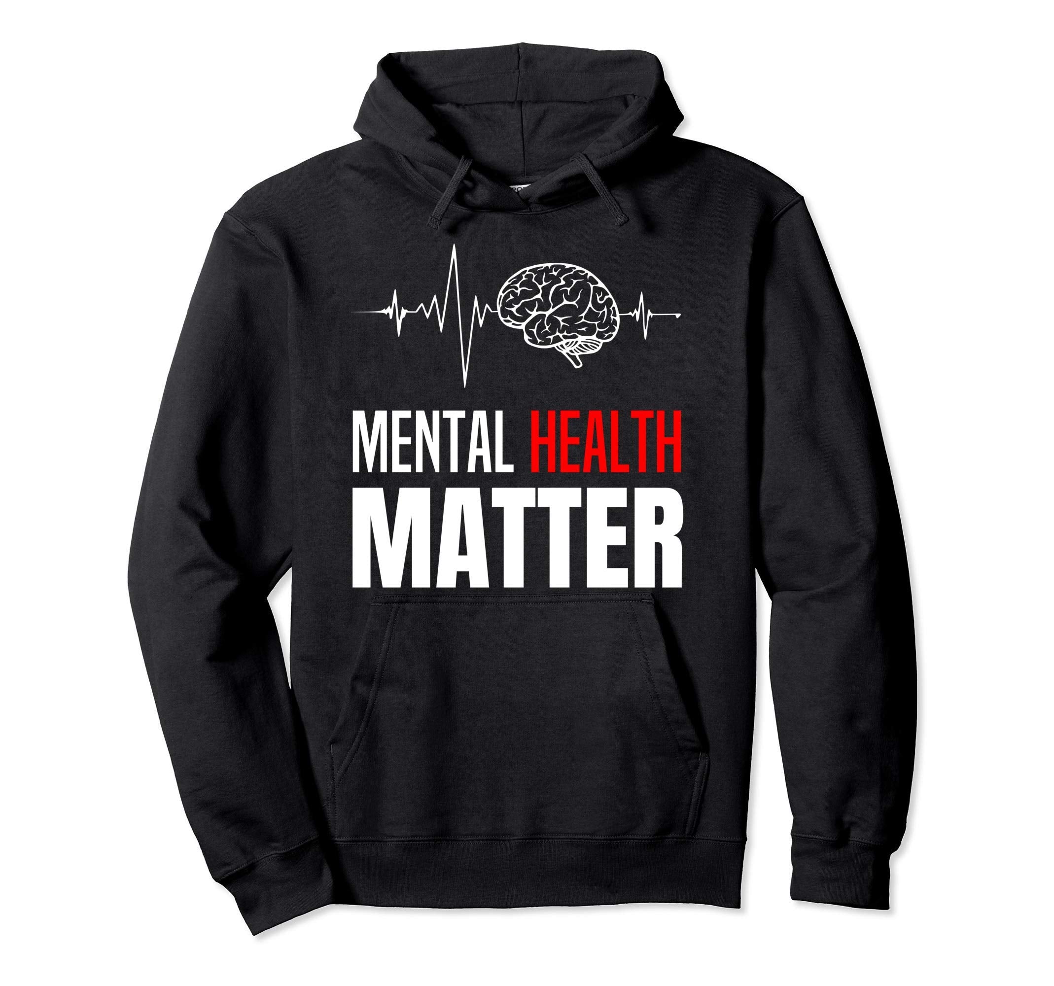 Mental Health Matter Human Brain Problem Hoodie - Unique Graphic Unisex - T-Shirt, Sweatshirt, Hoodie