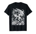 Dark Academia Fantasy Dragon Book T-Shirt - Novelty Apparel for Adults - T-Shirt, Sweatshirt, Hoodie