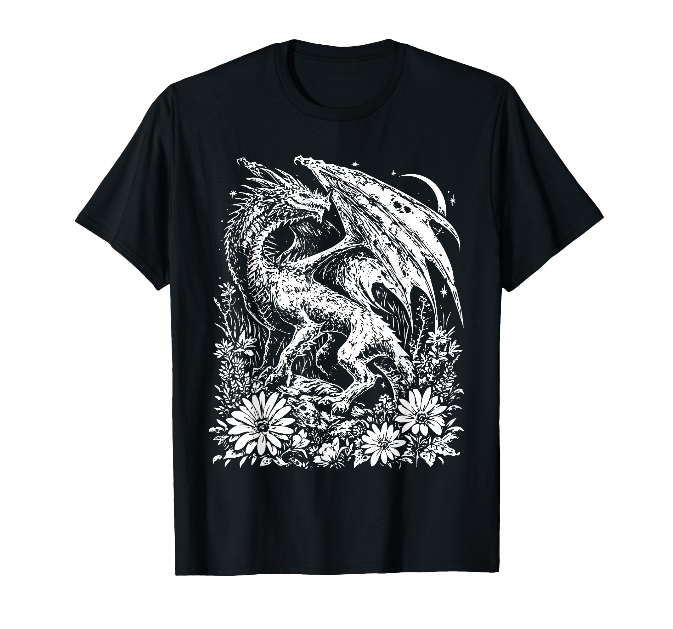 Dark Academia Fantasy Dragon Book T-Shirt - Novelty Apparel for Adults - T-Shirt, Sweatshirt, Hoodie