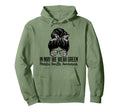May We Wear Green Mental Health Hoodie - Minimalist Print Men Women - T-Shirt, Sweatshirt, Hoodie