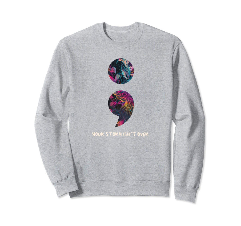 Mental Health Awareness Month Semi Sweatshirt - Unique Graphic Unisex - T-Shirt, Sweatshirt, Hoodie