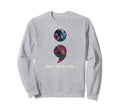 Mental Health Awareness Month Semi Sweatshirt - Unique Graphic Unisex - T-Shirt, Sweatshirt, Hoodie
