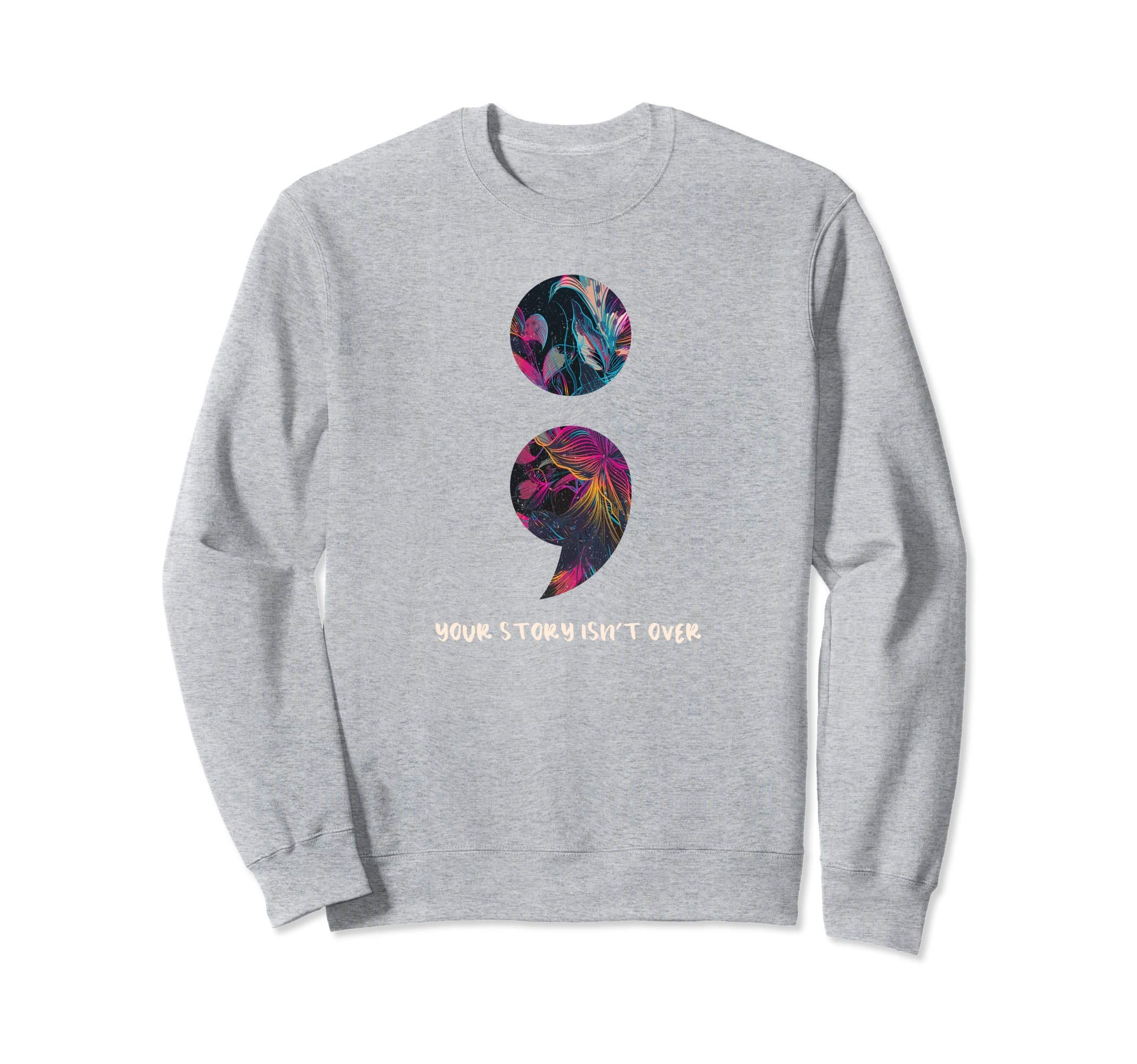Mental Health Awareness Month Semi Sweatshirt - Unique Graphic Unisex - T-Shirt, Sweatshirt, Hoodie