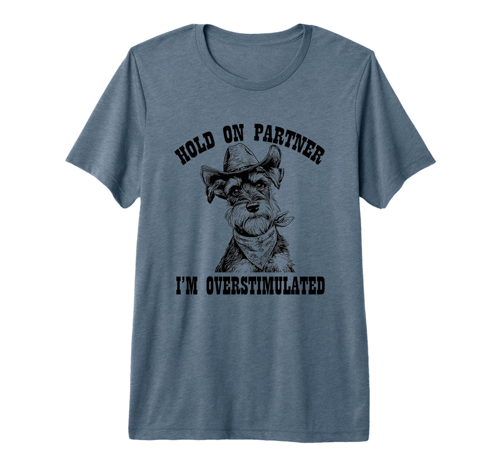 Adhd Western Howdy Partner T-Shirt - Minimalist Print Men Women - T-Shirt, Sweatshirt, Hoodie