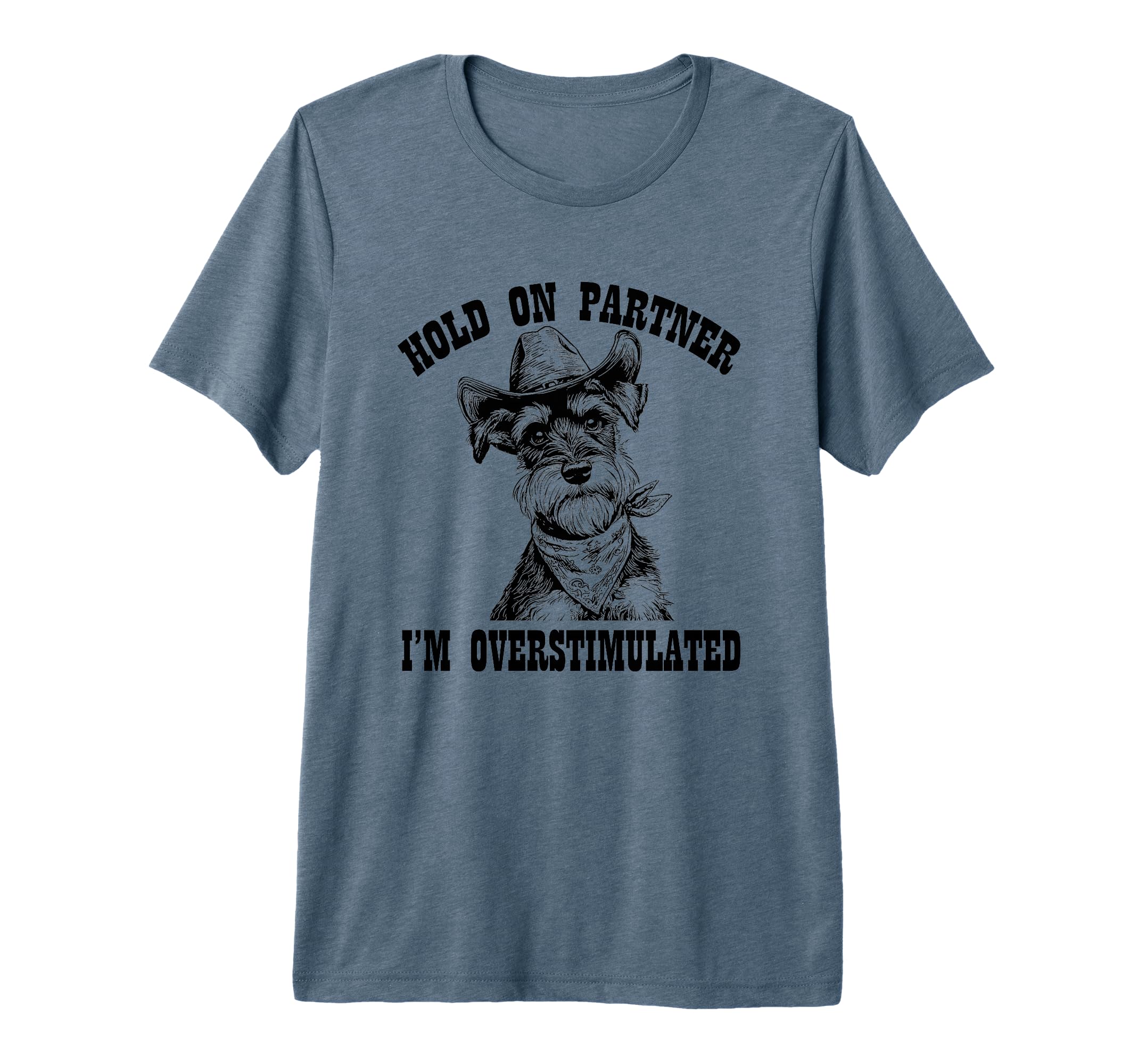 Adhd Western Howdy Partner T-Shirt - Minimalist Print Men Women - T-Shirt, Sweatshirt, Hoodie