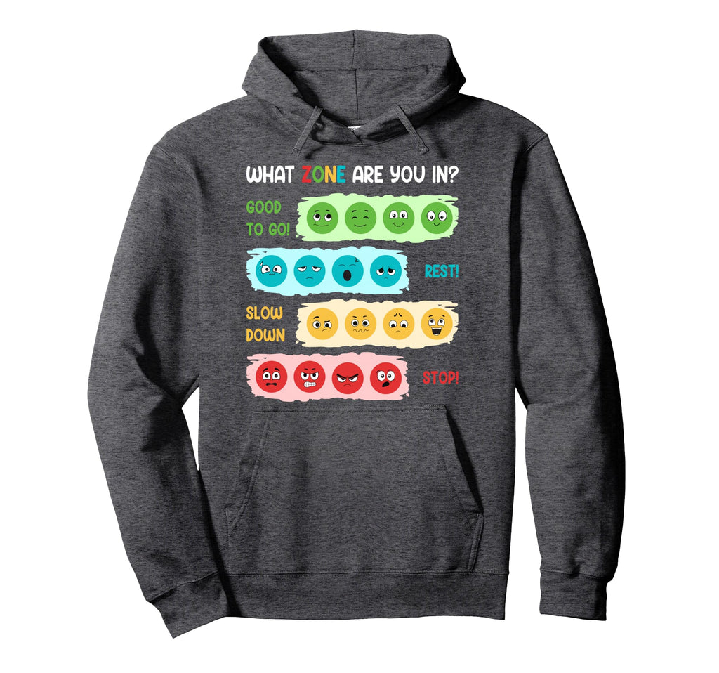 Zone Regulation School Counselor Gift Hoodie - Minimalist Print Men Women - T-Shirt, Sweatshirt, Hoodie
