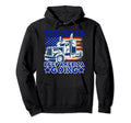 Truckers Keep America Going Big Rig Hoodie - Minimalist Print Men Women - T-Shirt, Sweatshirt, Hoodie