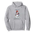 Nerdy Penguin Loves Reading Library Hoodie - Streetwear Style for Adults - T-Shirt, Sweatshirt, Hoodie