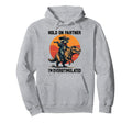 Hold Partner Im Overstimulated Cowboy Hoodie - Trendy Graphic Men Women - T-Shirt, Sweatshirt, Hoodie