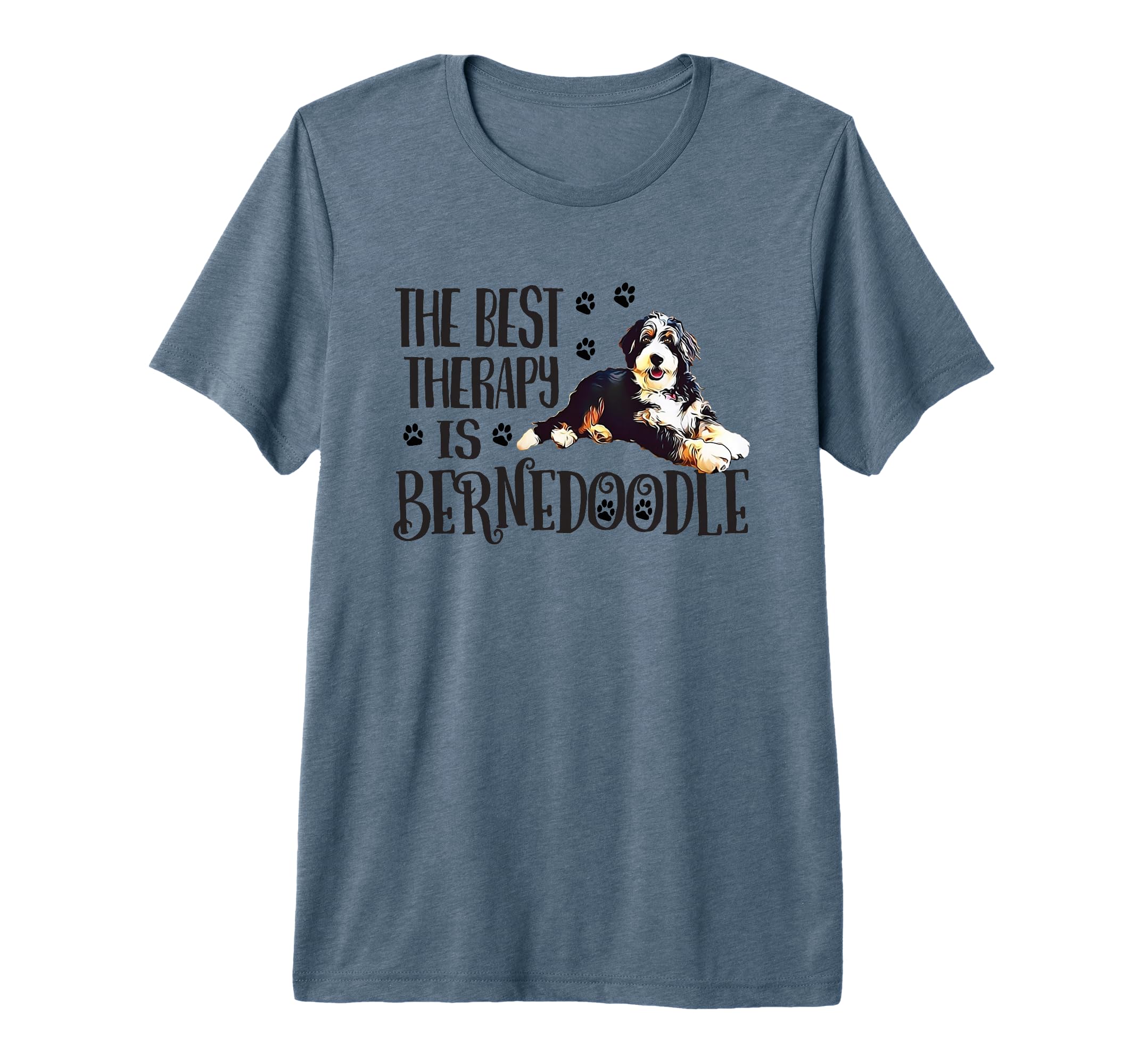 Mens Womens Best Therapy Bernedoodle T-Shirt - Casual Everyday Wear Unisex - T-Shirt, Sweatshirt, Hoodie