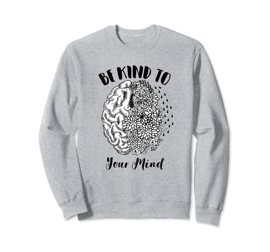Mental Health Awareness Self Care Sweatshirt - Minimalist Print for Adults - T-Shirt, Sweatshirt, Hoodie