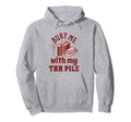 Funny Death Tbr To Be Read Pile Bookish Hoodie - Fun Novelty Design Unisex - T-Shirt, Sweatshirt, Hoodie