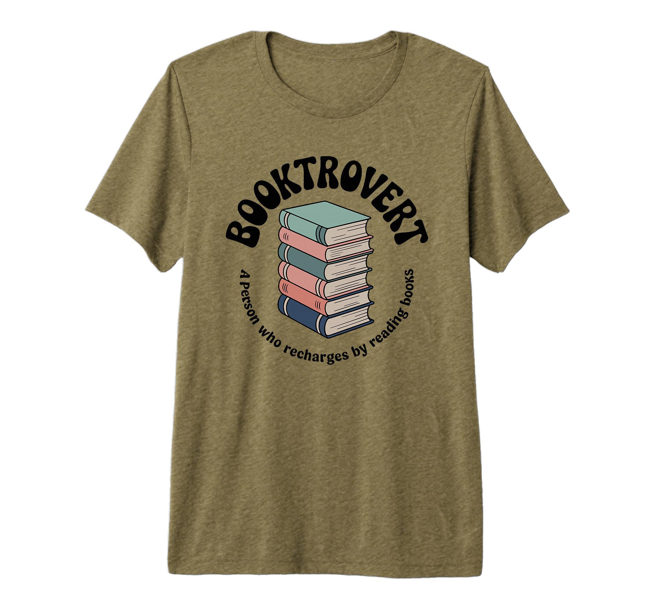 Booktrovert Person Who Recharges T-Shirt - Aesthetic Graphic Men Women - T-Shirt, Sweatshirt, Hoodie