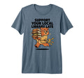 Support Your Local Library Late Bear T-Shirt - Novelty Apparel Unisex - T-Shirt, Sweatshirt, Hoodie