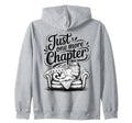 Just One More Chapter Cat Reading Sweatshirt - Novelty Apparel for Adults - T-Shirt, Sweatshirt, Hoodie
