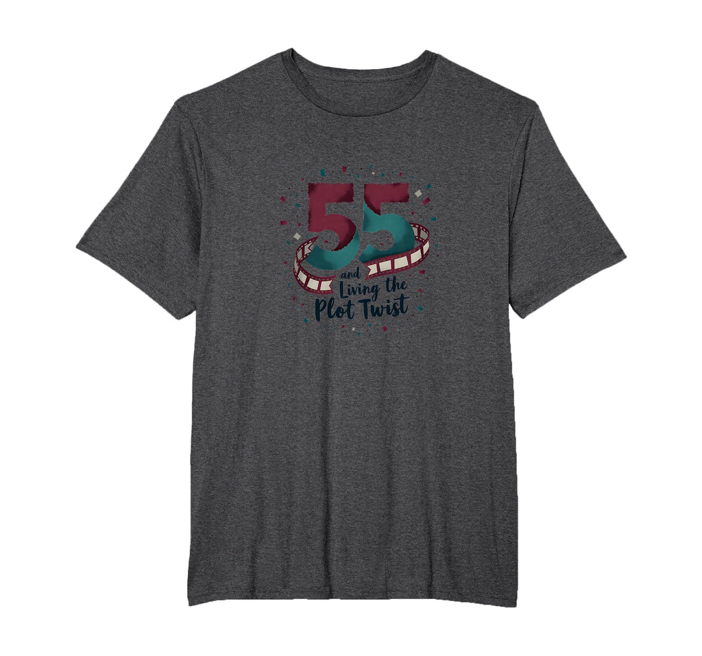 55Th Birthday Gift Living Plot Twist T-Shirt - Graphic Print Unisex - T-Shirt, Sweatshirt, Hoodie