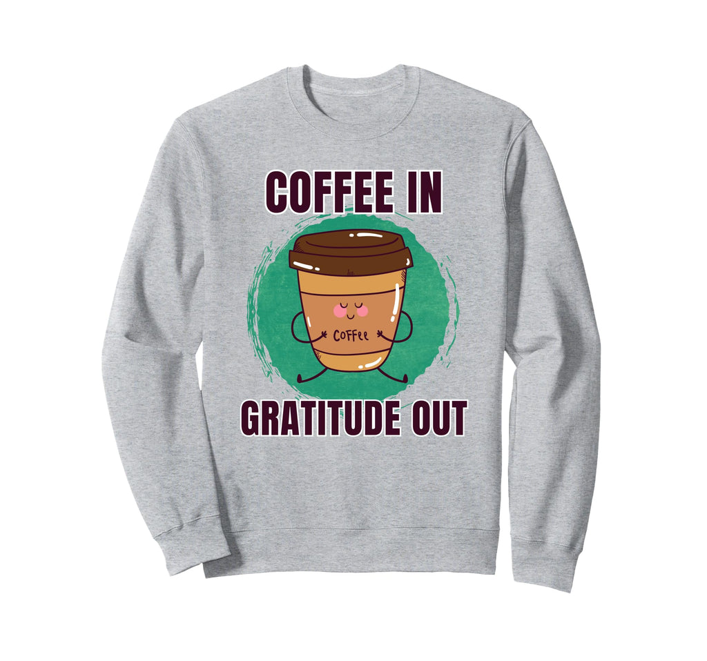 Funny Coffee Yoga Mindfulness Sweatshirt - Custom Art Print Unisex - T-Shirt, Sweatshirt, Hoodie