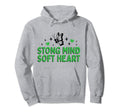 Strong Mind Soft Heart Depression Hoodie - Fun Novelty Design for Adults - T-Shirt, Sweatshirt, Hoodie