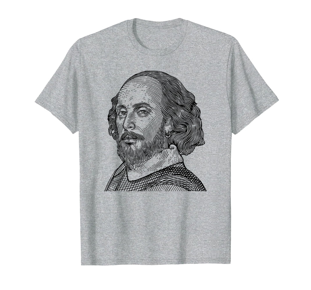 William Shakespeare Literature T-Shirt - Casual Everyday Wear for Adults - T-Shirt, Sweatshirt, Hoodie