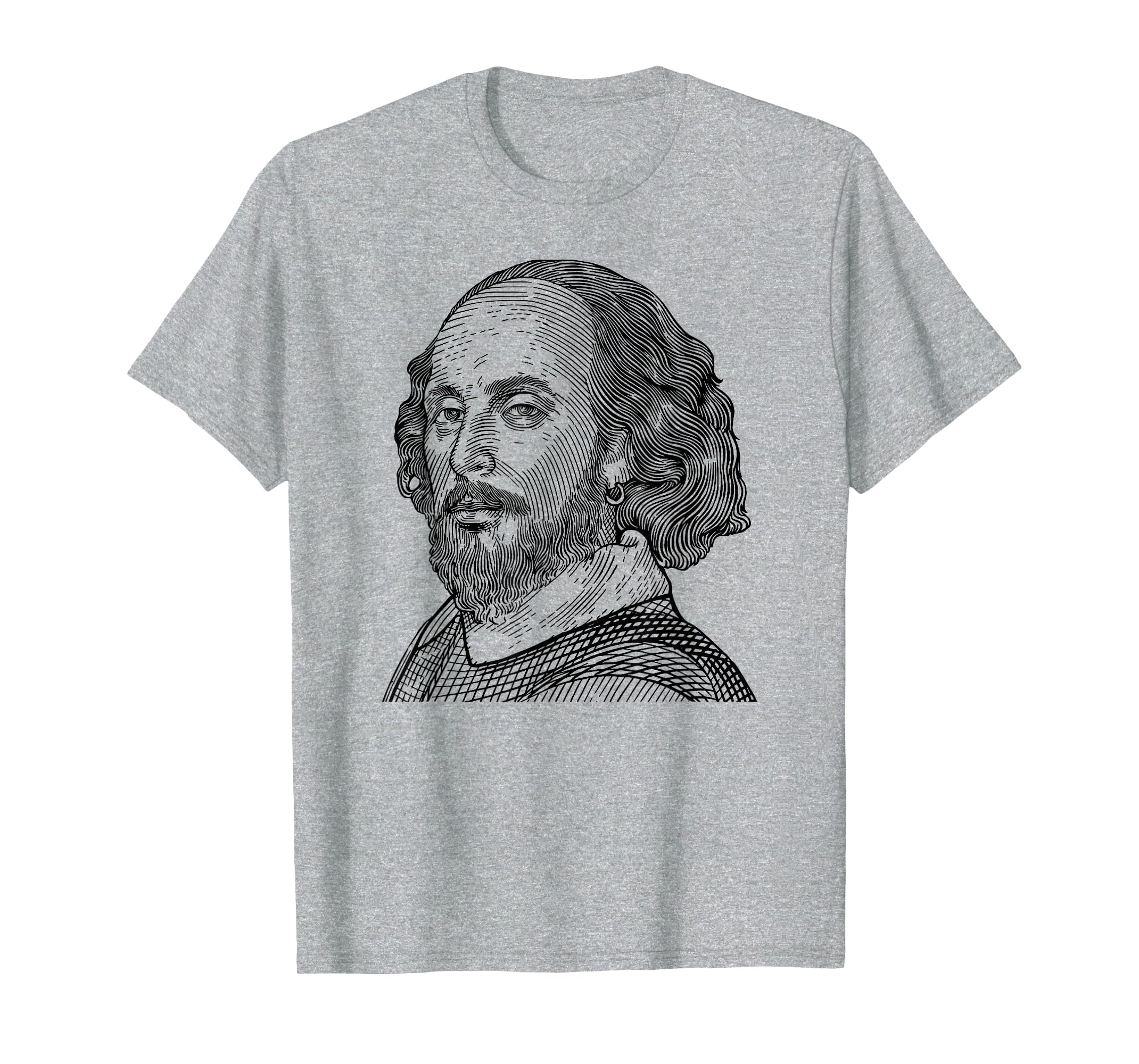 William Shakespeare Literature T-Shirt - Casual Everyday Wear for Adults - T-Shirt, Sweatshirt, Hoodie