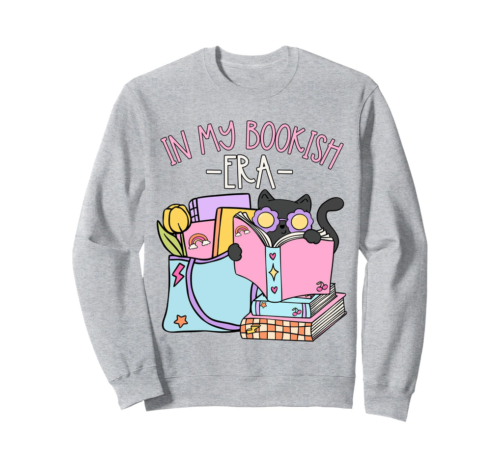 My Bookish Era Book Lover Sweatshirt - Minimalist Print Men Women - T-Shirt, Sweatshirt, Hoodie
