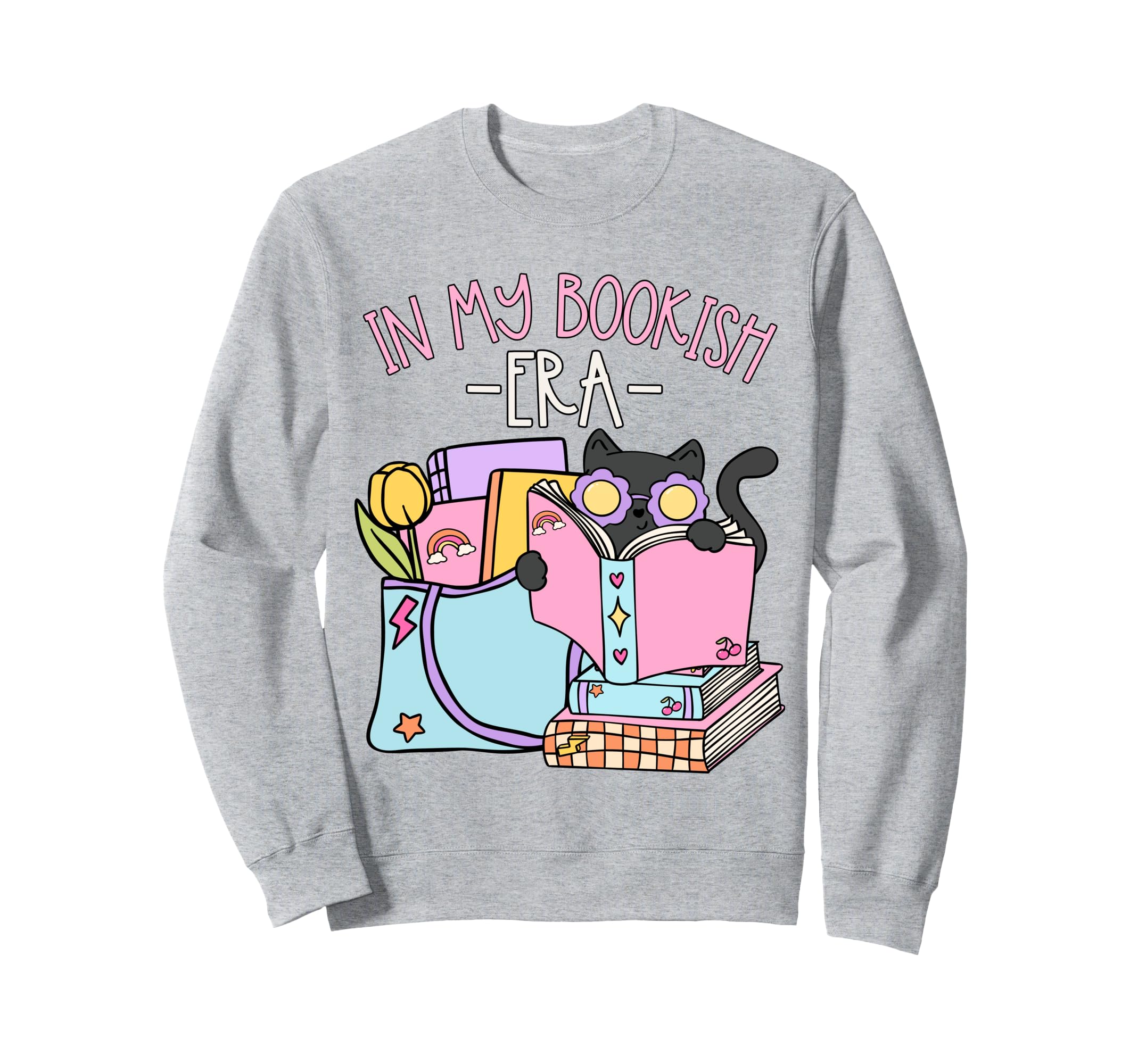 My Bookish Era Book Lover Sweatshirt - Minimalist Print Men Women - T-Shirt, Sweatshirt, Hoodie