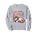 Funny Pastel Unicorn Self Care Sweatshirt - Custom Art Print for Adults - T-Shirt, Sweatshirt, Hoodie