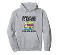 I Closed My Book To Be Here Hoodie - Aesthetic Graphic Men Women - T-Shirt, Sweatshirt, Hoodie