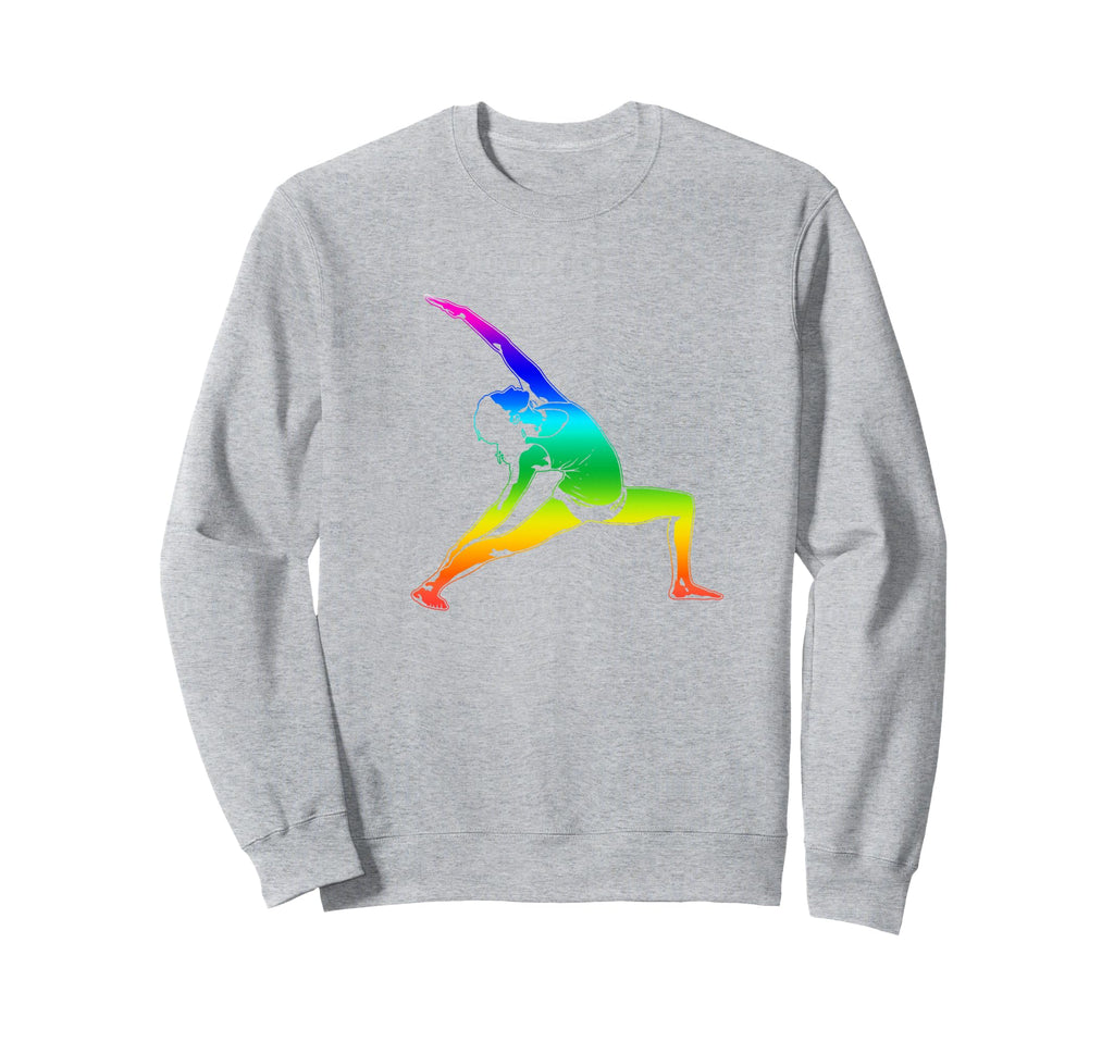 Yoga Teacher Self Care Rainbow Sweatshirt - Custom Art Print Unisex - T-Shirt, Sweatshirt, Hoodie