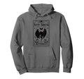 Mothman Tarot Card Antisocial Hoodie - Custom Art Print for Adults - T-Shirt, Sweatshirt, Hoodie