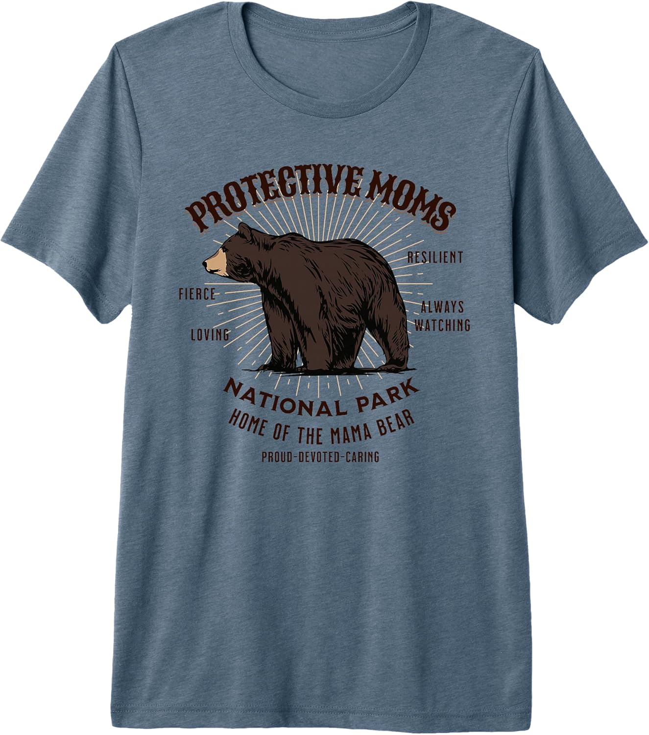 Black Bear Mom Illustration Unisex T-shirt, Sweatshirt, Hoodie, Long Sleeve Tee - T-Shirt, Sweatshirt, Hoodie